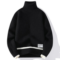 Winter Turtleneck Wool Sweater