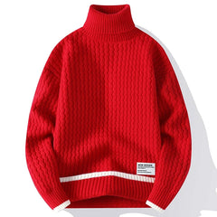 Winter Turtleneck Wool Sweater