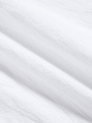 Linen Look Short Sleeve Basic Shirts & Swim Shorts