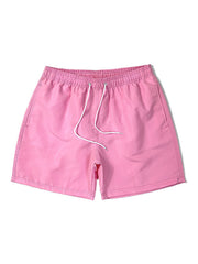 Pineapple Palm Tree Print Button Up Shirt & & Swim Shorts