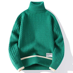 Winter Turtleneck Wool Sweater