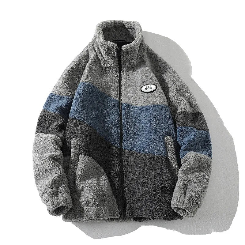 Striped Polar Fleece Jacket
