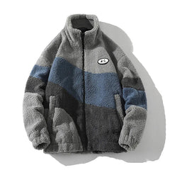 Striped Polar Fleece Jacket