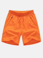 Regular Fit Palm Tree Silhouette Print Cotton T-Shirt & Swim Shorts